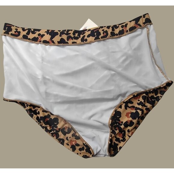 In The Style Brown Women's Leopard Print 2-piece Bikini Set Size 26 NWT - Picture 7 of 16